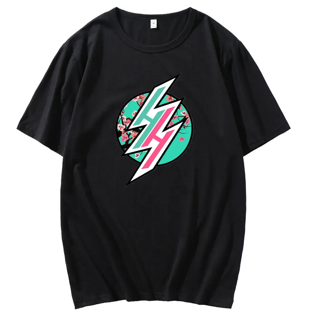 Hentai Haven Logo T-Shirt - Harajuku Printed Anime Meme Tee - Black / XS - T-Shirts - Shirts & Tops - 7 - 2024