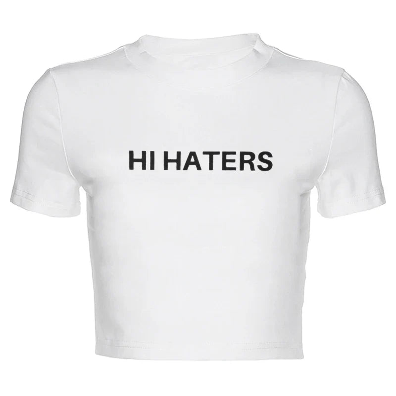 Hi Haters Gothic T-shirt - T-Shirts - Shirts & Tops - 5 - 2024