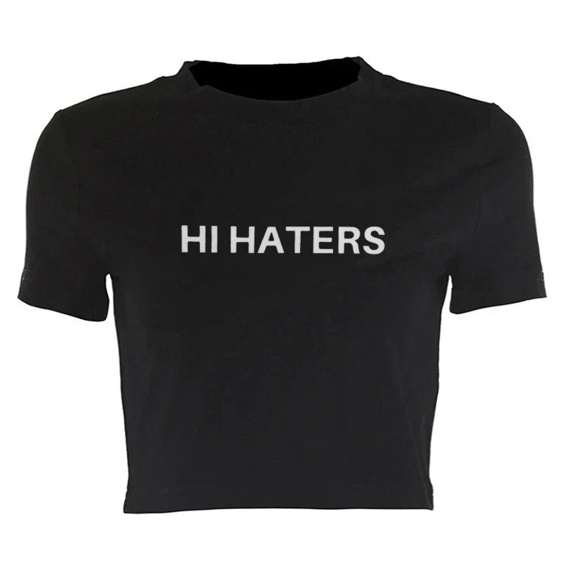 Hi Haters Gothic T-shirt - T-Shirts - Shirts & Tops - 7 - 2024