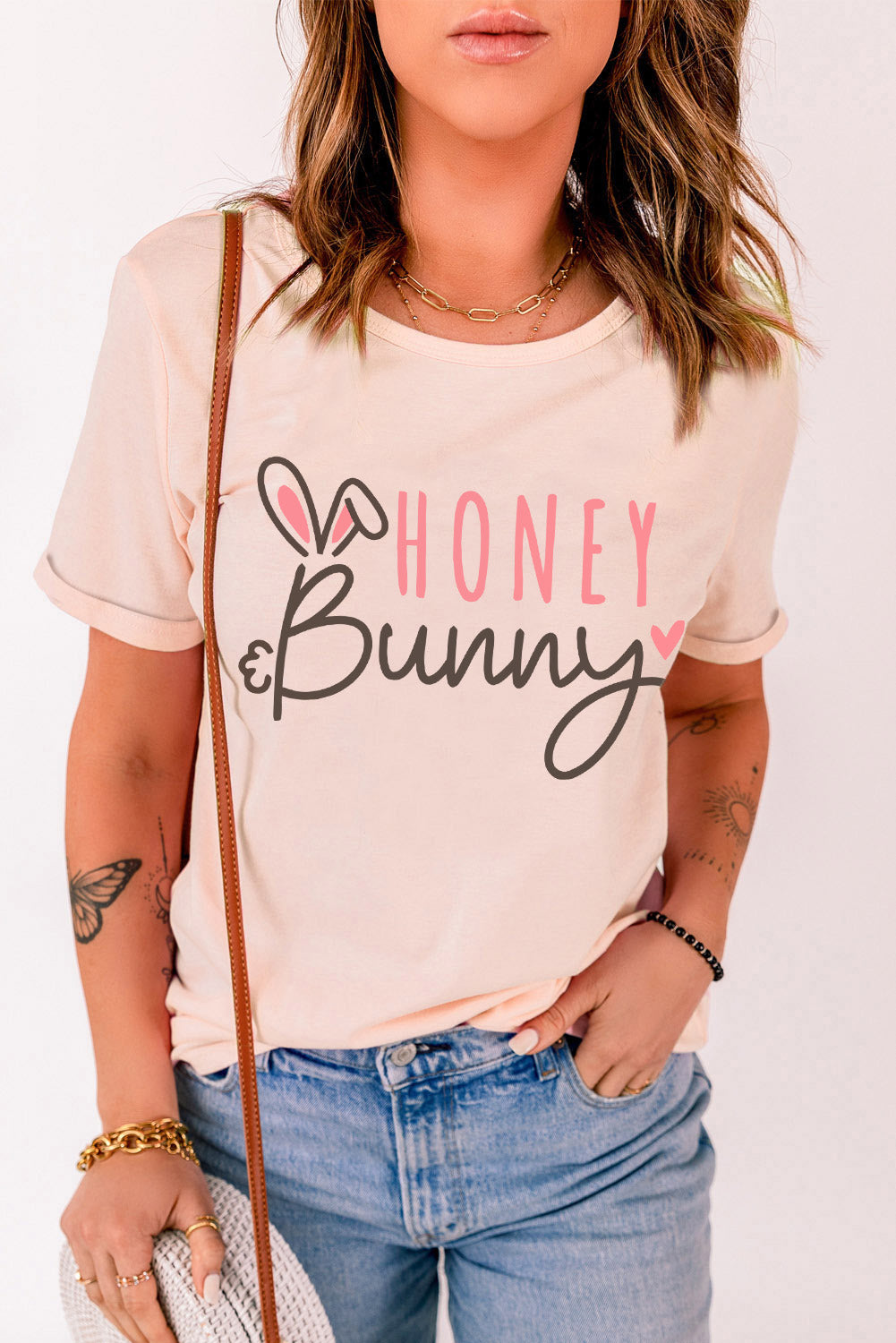 HONEY BUNNY Graphic Easter Tee - T-Shirts - Shirts & Tops - 5 - 2024