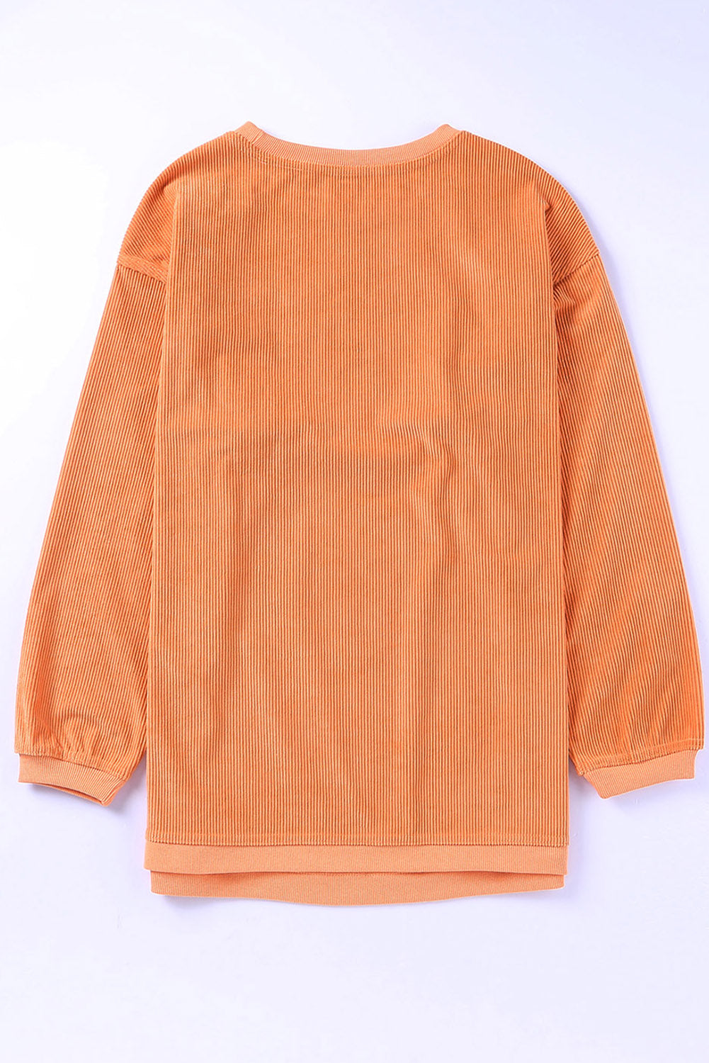 HOWDY Pumpkin Graphic Ribbed Sweatshirt - T-Shirts - Shirts & Tops - 4 - 2024