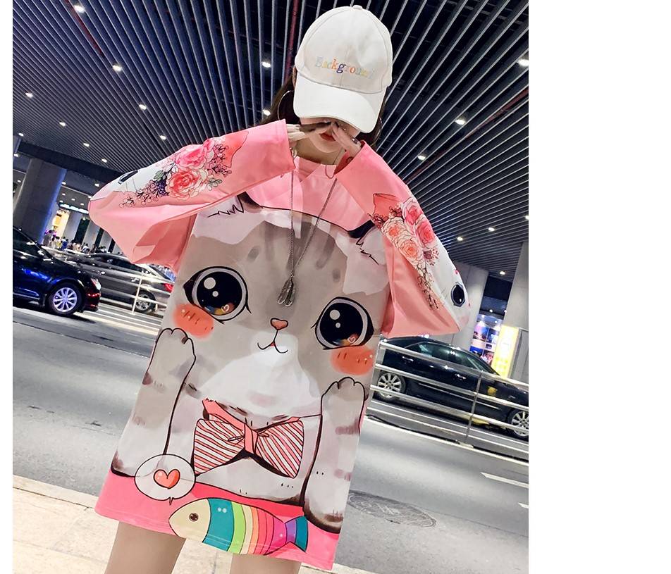 Kawaii Cat Sweatshirt - T-Shirts - Coats & Jackets - 11 - 2024