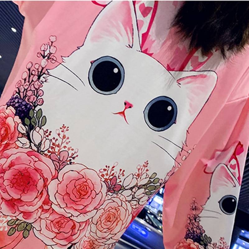 Kawaii Cat Sweatshirt - T-Shirts - Coats & Jackets - 5 - 2024