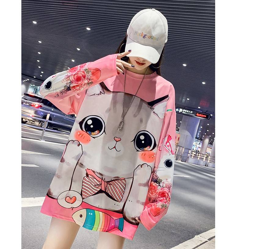 Kawaii Cat Sweatshirt - T-Shirts - Coats & Jackets - 9 - 2024