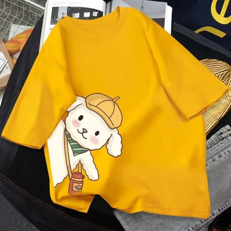 Kawaii Harajuku T-Shirts - yellow3 / M - T-Shirts - Shirts & Tops - 50 - 2024