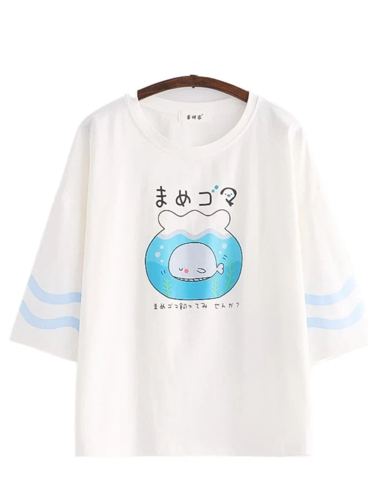 Kawaii Harajuku Summer T-shirt - T-Shirts - Shirts & Tops - 3 - 2024