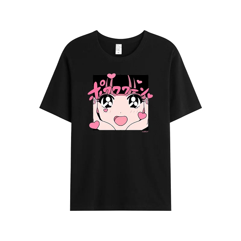 Kawaii Short Sleeve Top - Black / XL - T-Shirts - Shirts & Tops - 4 - 2024