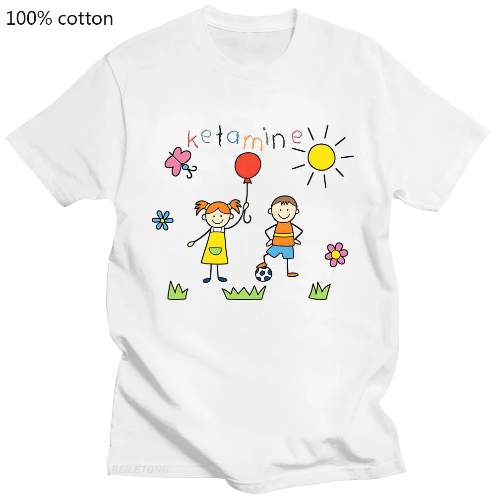 Ketamine Dreamscape Oversized Cartoon Tee - T-Shirts - Clothing Tops - 1 - 2024