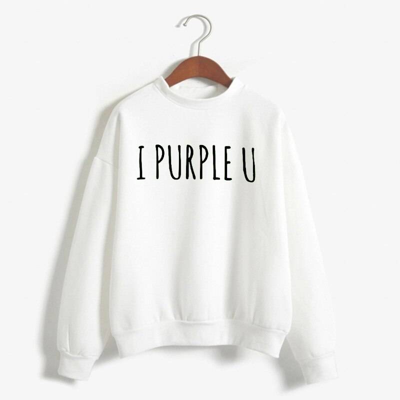Kpop Bts I Purple You Sweatshirt - White / L - T-Shirts - Shirts & Tops - 20 - 2024