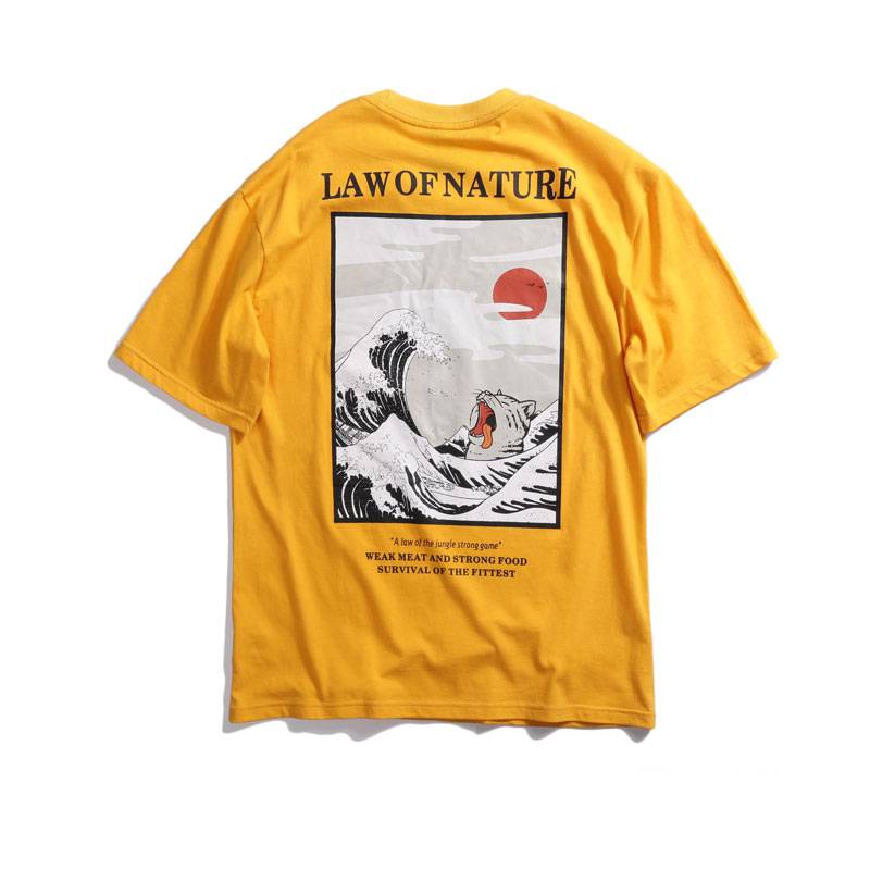 Law Of Nature Tee - Yellow / XL - T-Shirts - Shirts & Tops - 14 - 2024