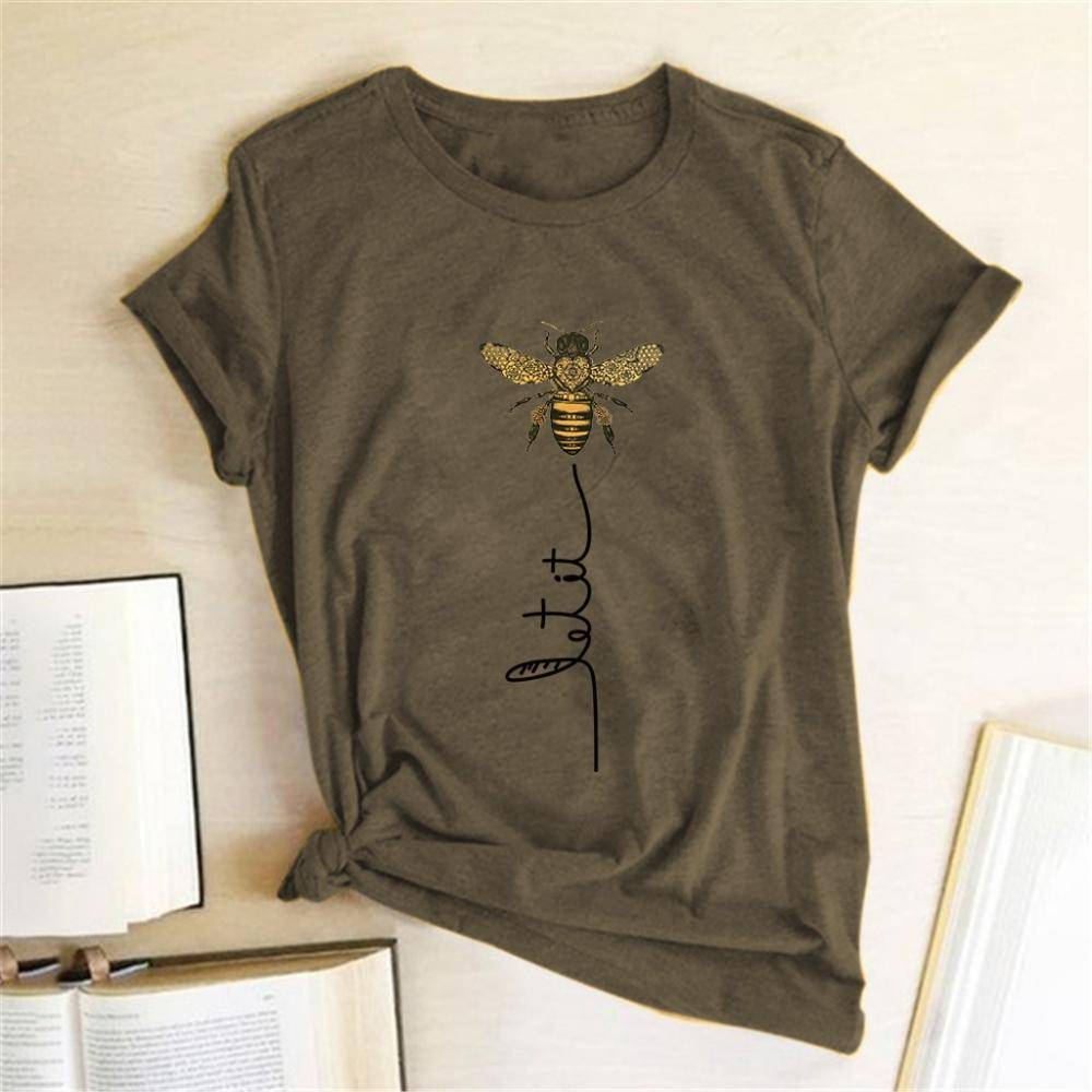 Let It Bee T - Brown / S - T-Shirts - Shirts & Tops - 30 - 2024