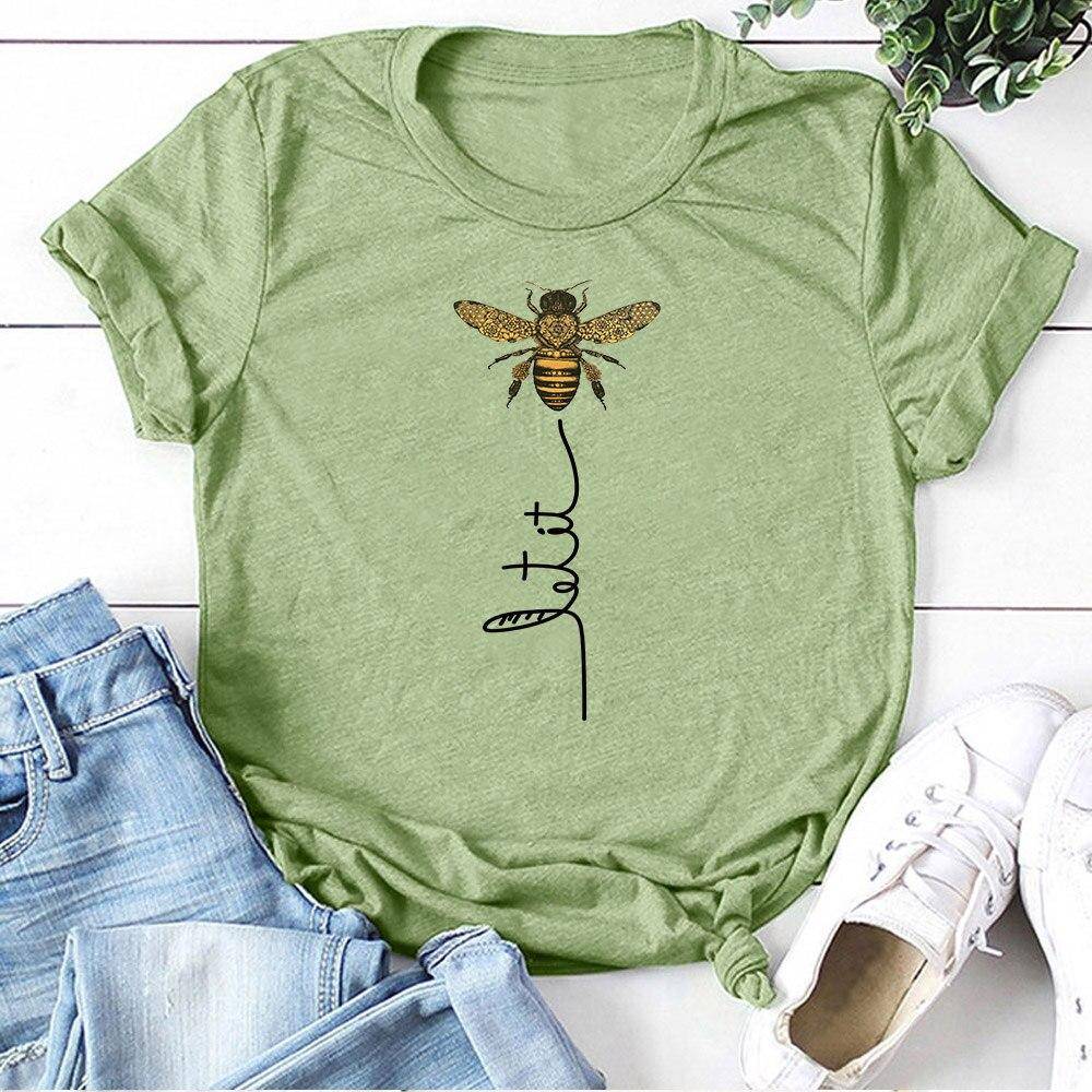 Let It Bee T - Green / S - T-Shirts - Shirts & Tops - 19 - 2024