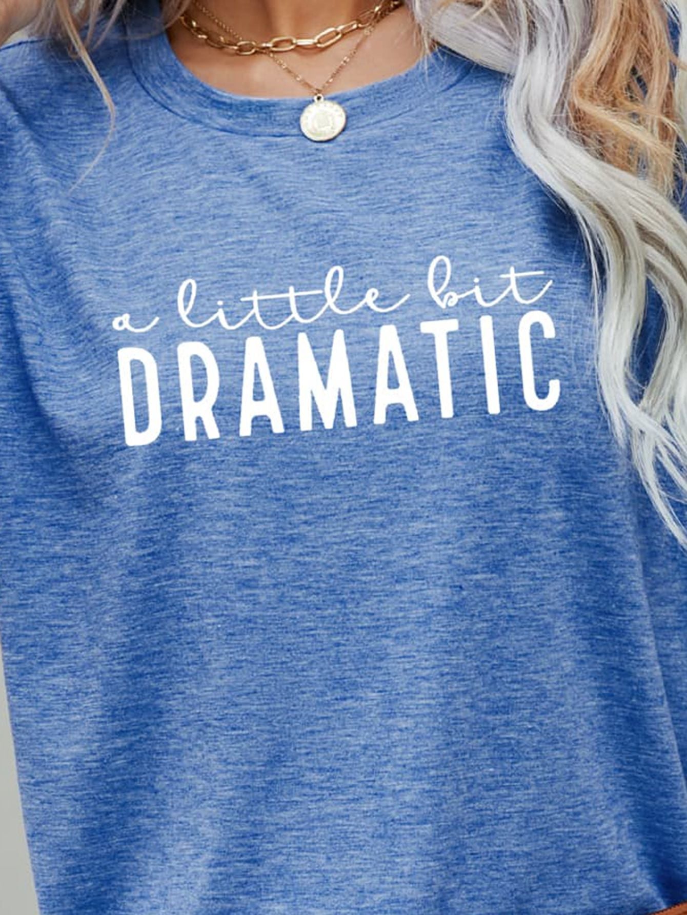 A LITTLE BIT DRAMATIC Graphic Tee - T-Shirts - Shirts & Tops - 3 - 2024