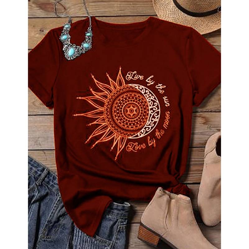 Live by the Sun T - Red / S - T-Shirts - Shirts & Tops - 10 - 2024