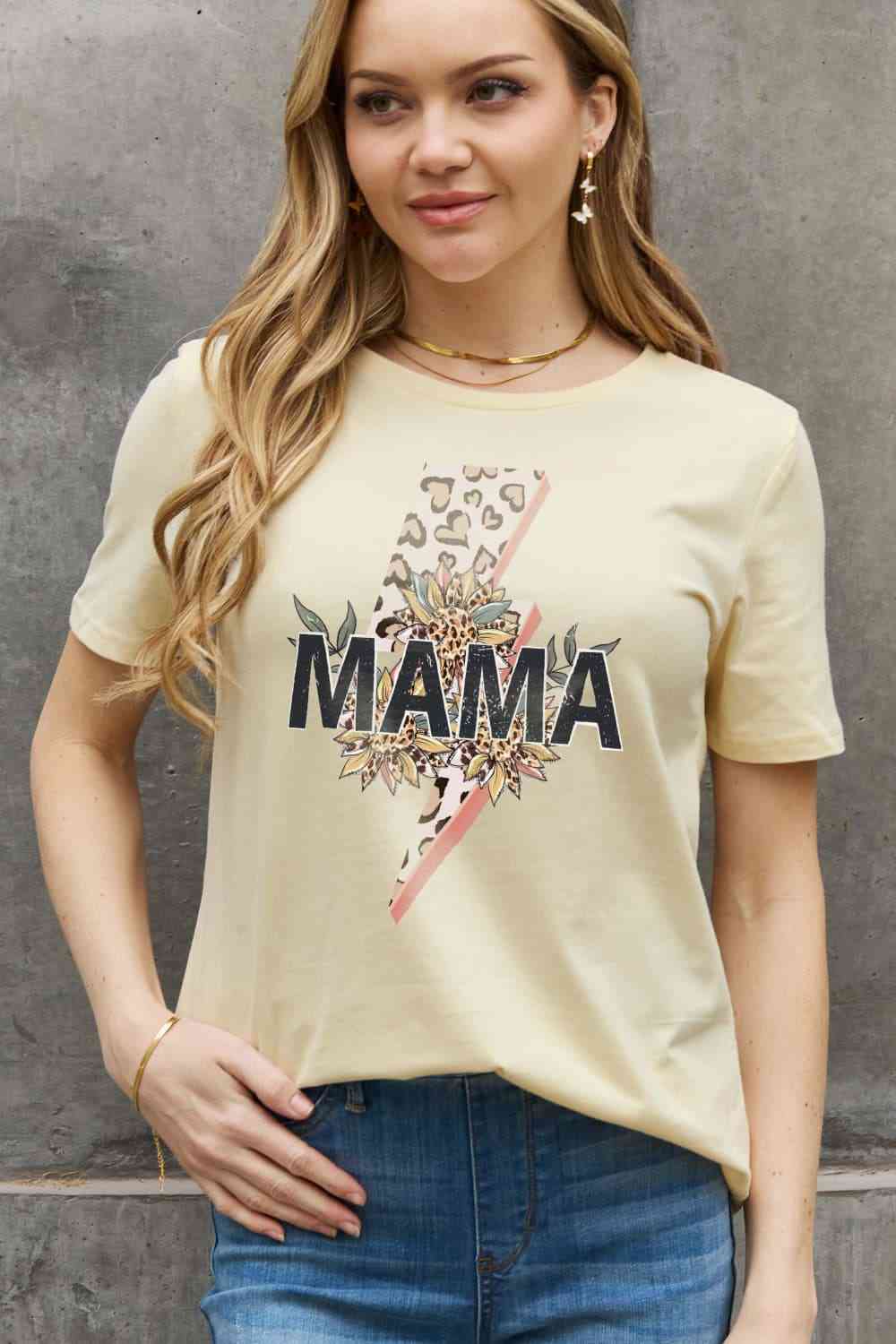 MAMA Graphic Cotton Tee - T-Shirts - Shirts & Tops - 3 - 2024