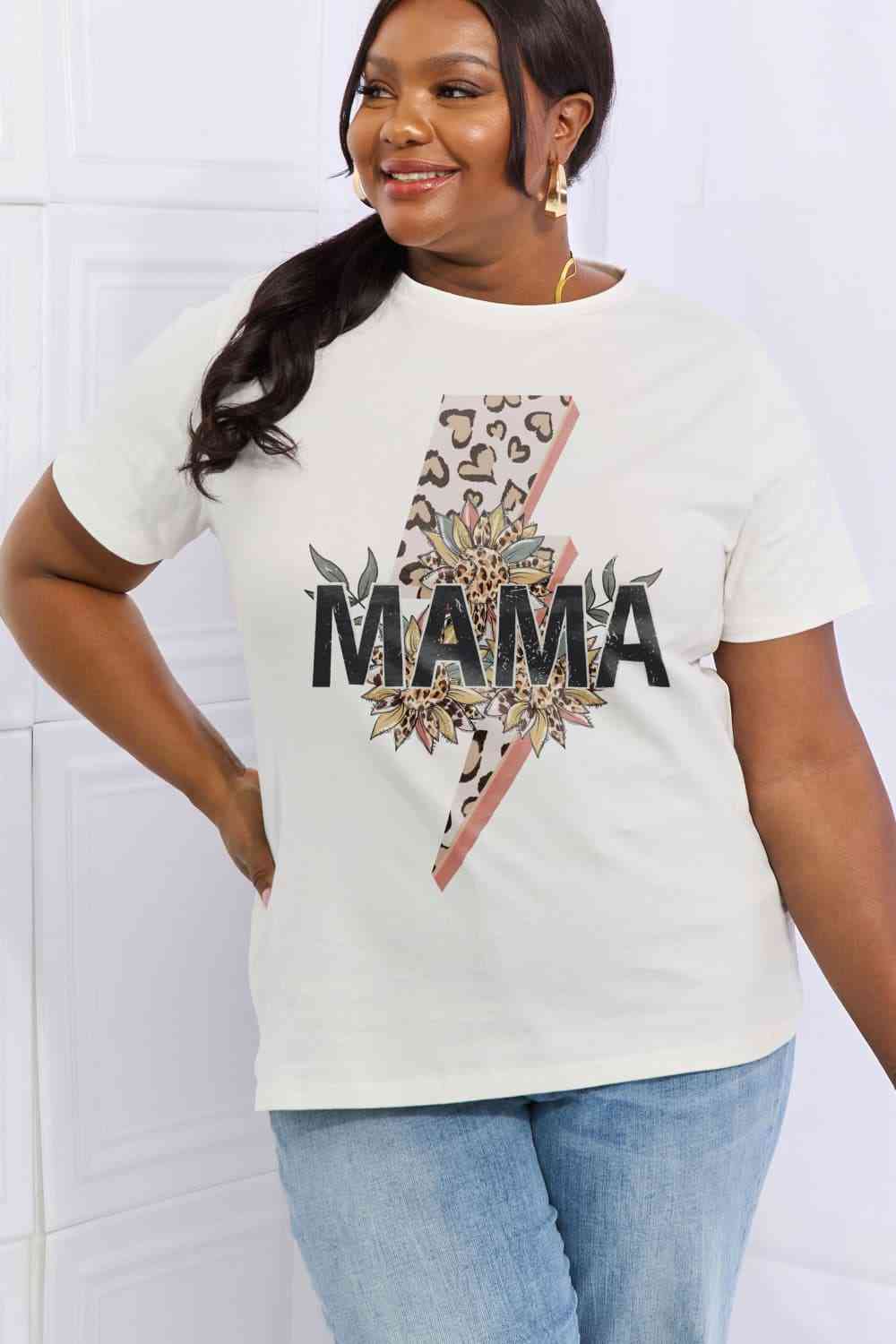 MAMA Graphic Cotton Tee - T-Shirts - Shirts & Tops - 10 - 2024