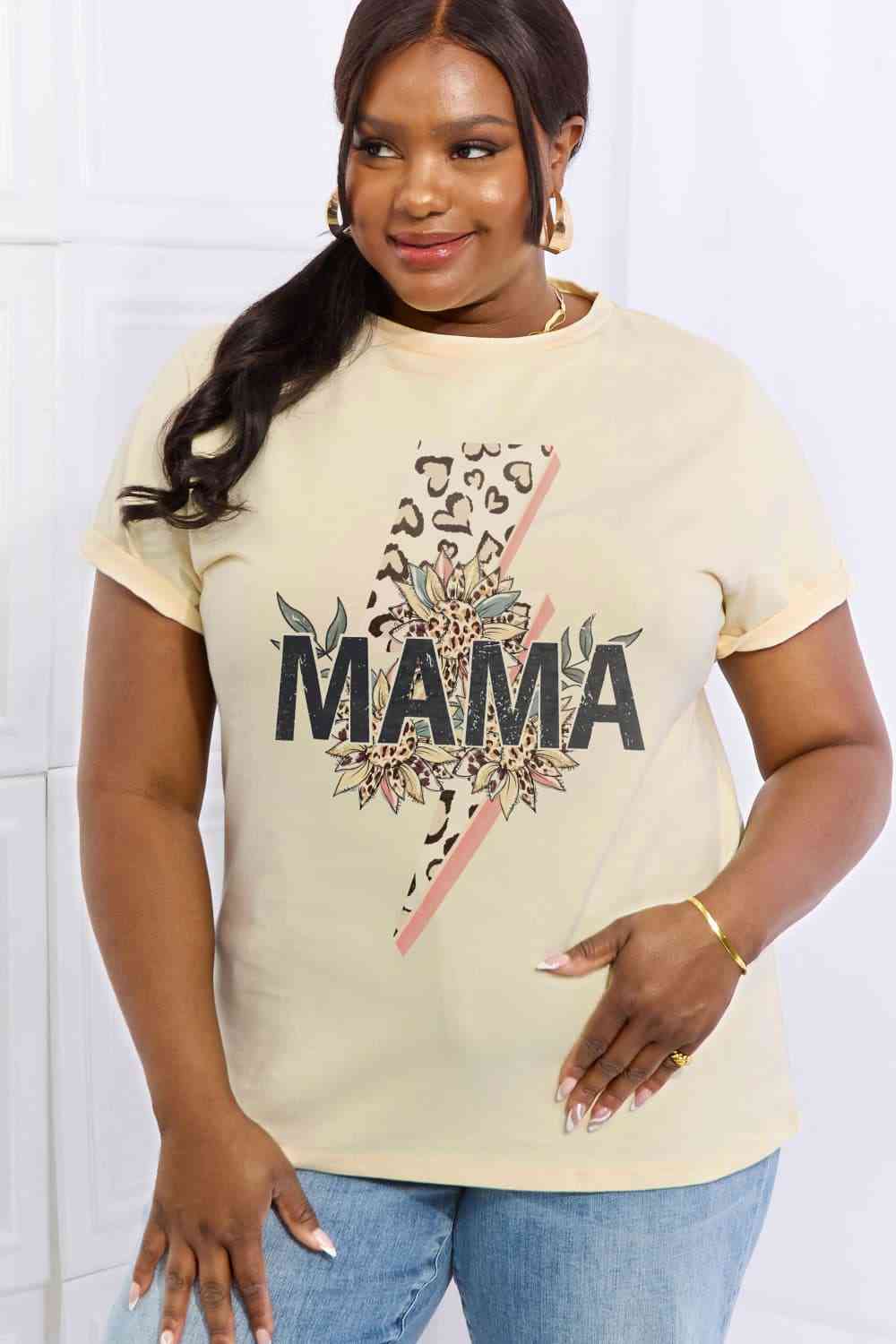 MAMA Graphic Cotton Tee - T-Shirts - Shirts & Tops - 4 - 2024