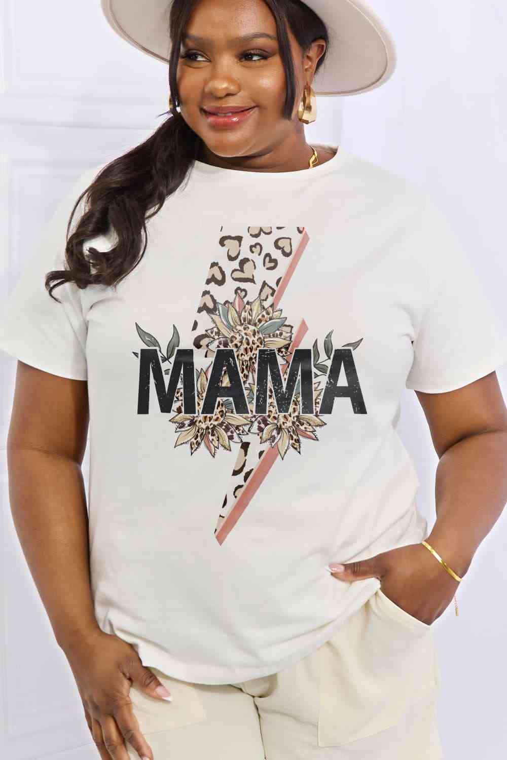 MAMA Graphic Cotton Tee - T-Shirts - Shirts & Tops - 9 - 2024