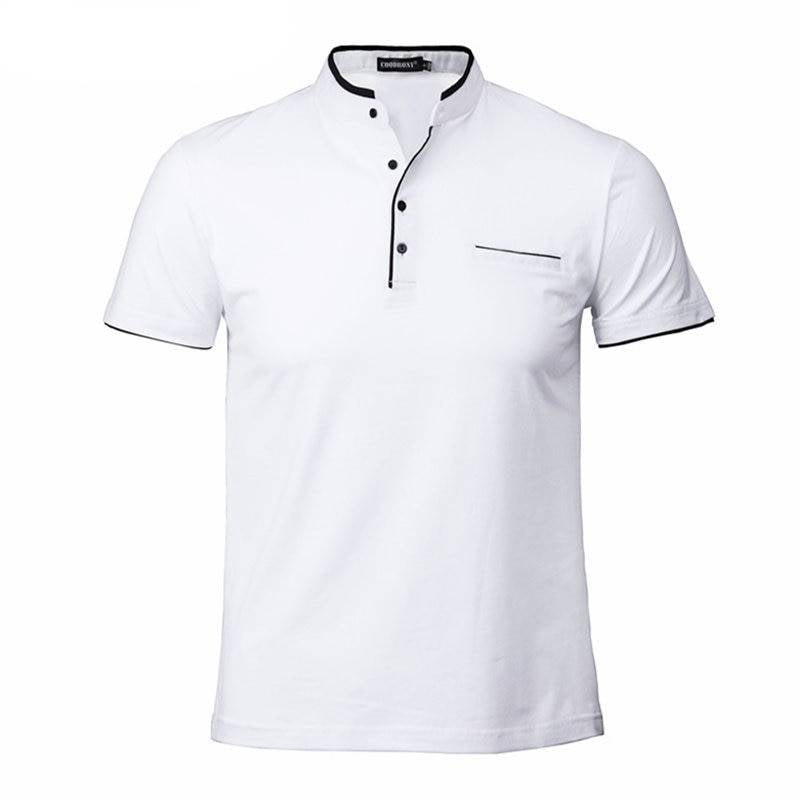 Mandarin Collar Active Shirt - T-Shirts - Shirts & Tops - 1 - 2024