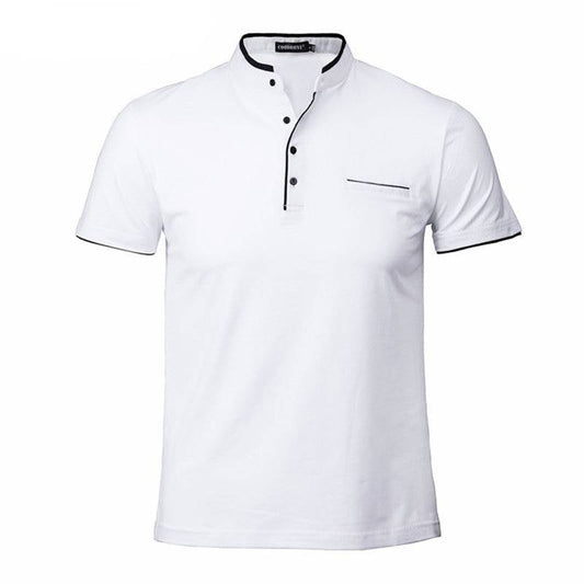 Mandarin Collar Active Shirt - T-Shirts - Shirts & Tops - 1 - 2024