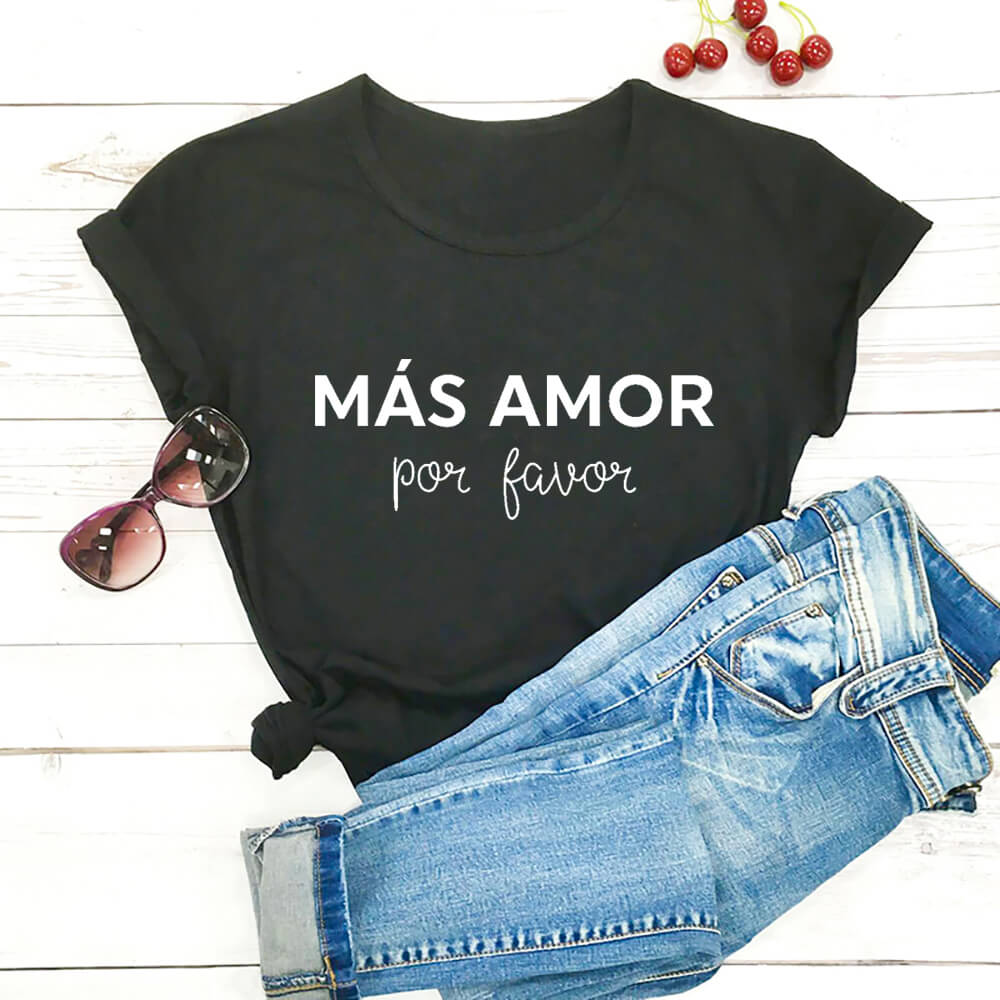 Mas Amor Por Favor - Black / XXL - T-Shirts - Shirts & Tops - 23 - 2024