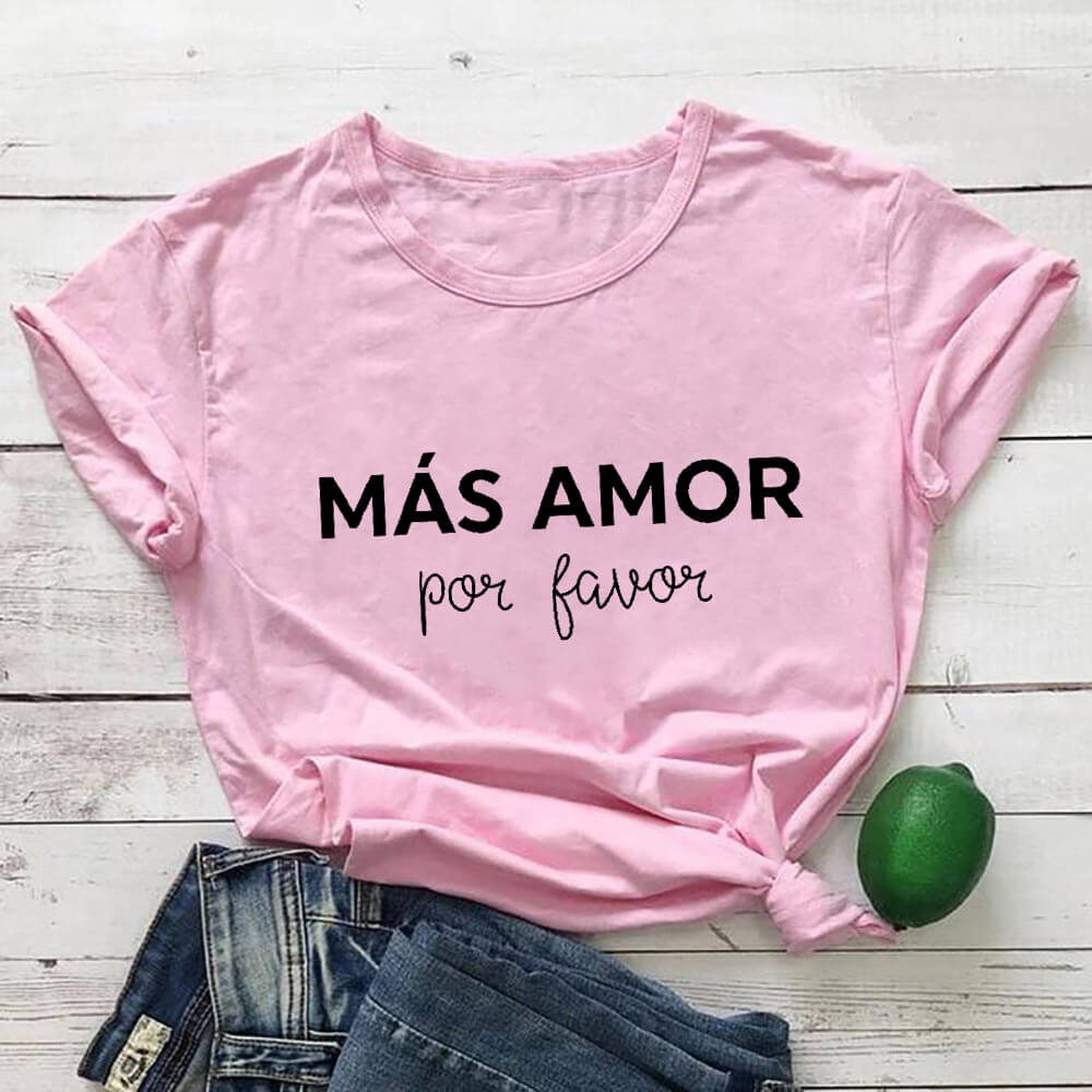 Mas Amor Por Favor - Pink / XXL - T-Shirts - Shirts & Tops - 27 - 2024