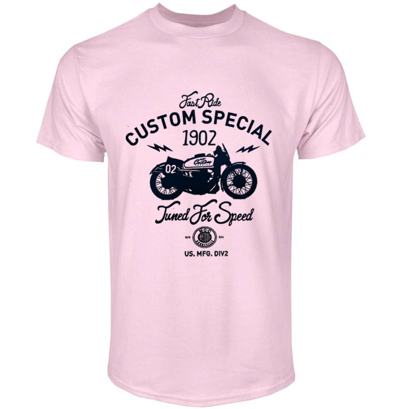 Men’s Casual Cotton T-Shirt - Pink / L - T-Shirts - Shirts & Tops - 7 - 2024