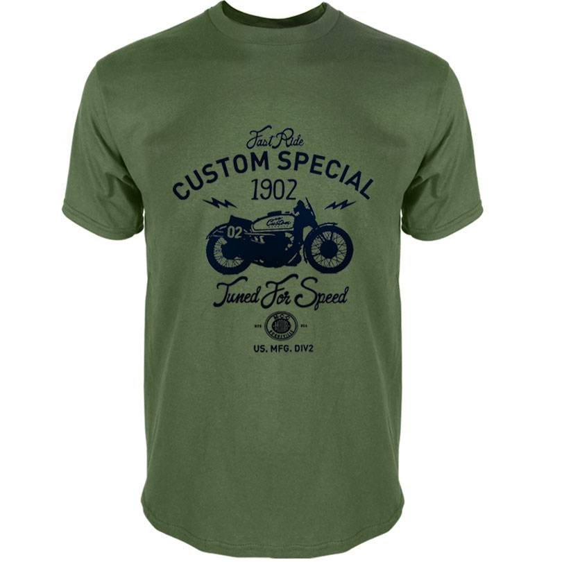 Men’s Casual Cotton T-Shirt - Green / L - T-Shirts - Shirts & Tops - 12 - 2024