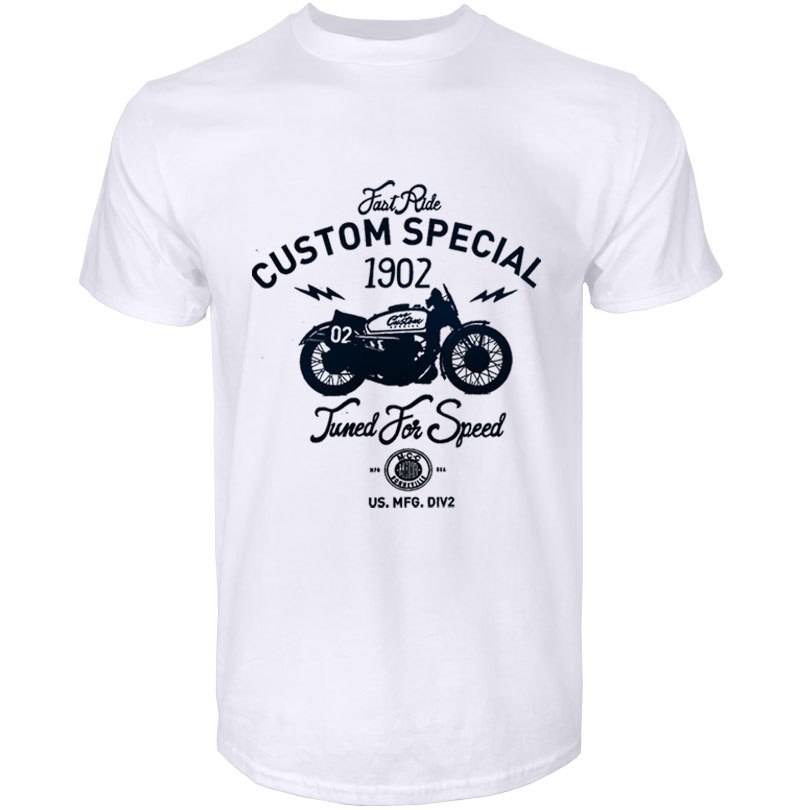 Men’s Casual Cotton T-Shirt - White / L - T-Shirts - Shirts & Tops - 8 - 2024