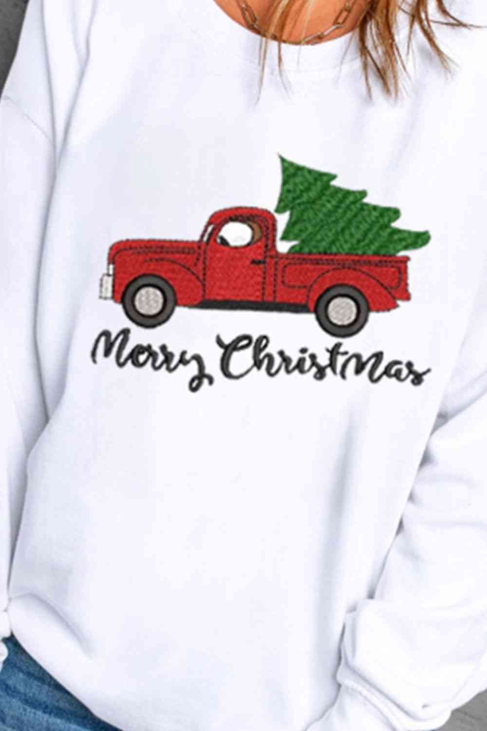 MERRY CHRISTMAS Graphic Sweatshirt - T-Shirts - Shirts & Tops - 3 - 2024