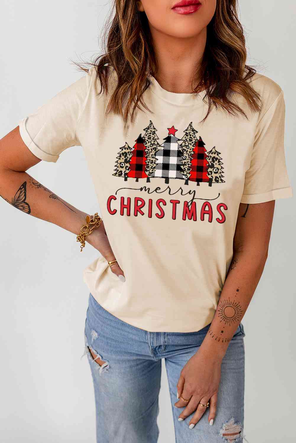 MERRY CHRISTMAS Graphic T-Shirt - T-Shirts - Shirts & Tops - 4 - 2024