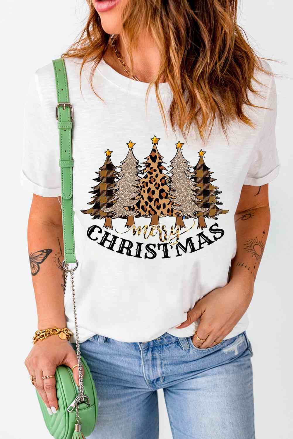 MERRY CHRISTMAS Graphic T-Shirt - White / S - T-Shirts - Shirts & Tops - 1 - 2024
