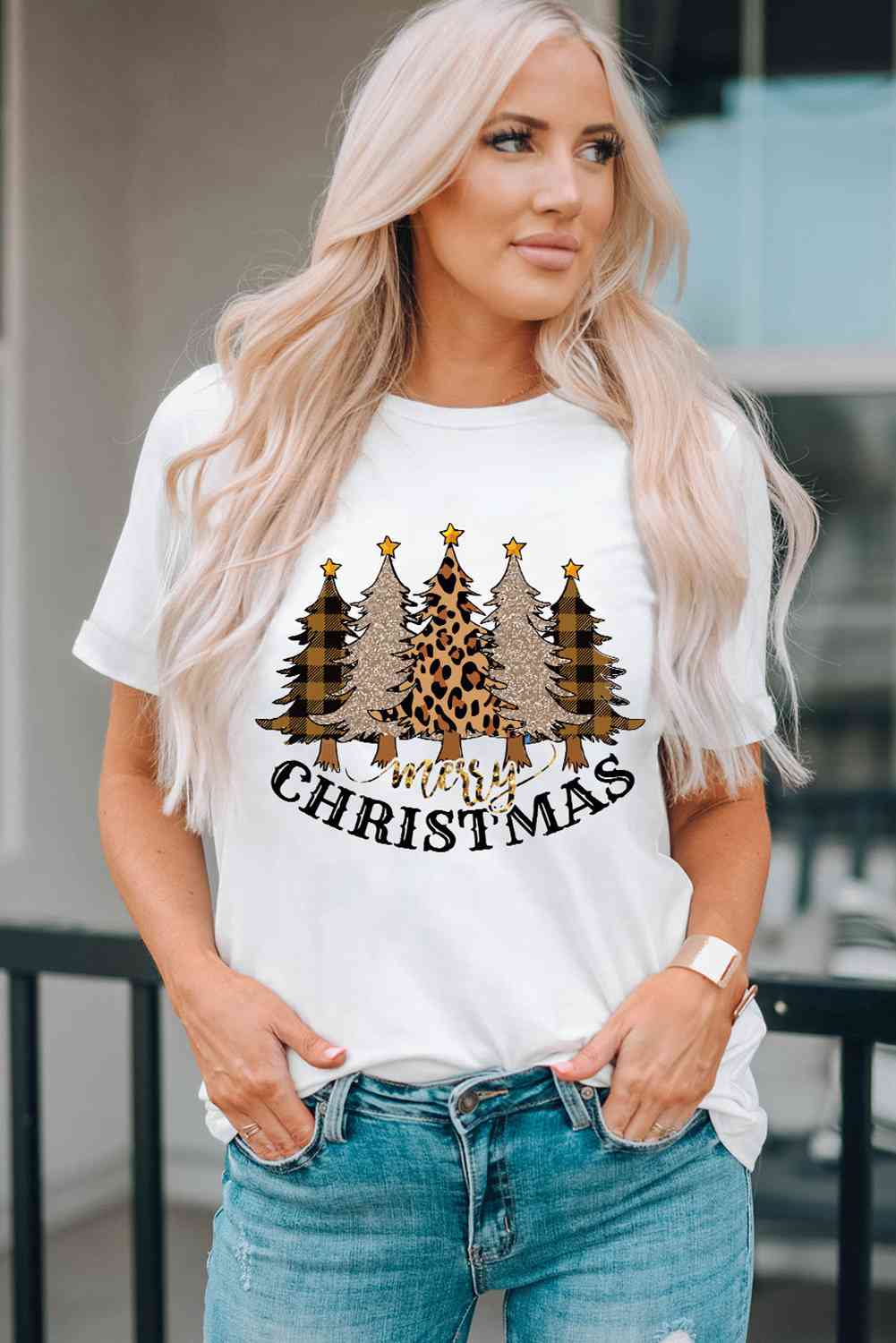 MERRY CHRISTMAS Graphic T-Shirt - T-Shirts - Shirts & Tops - 2 - 2024