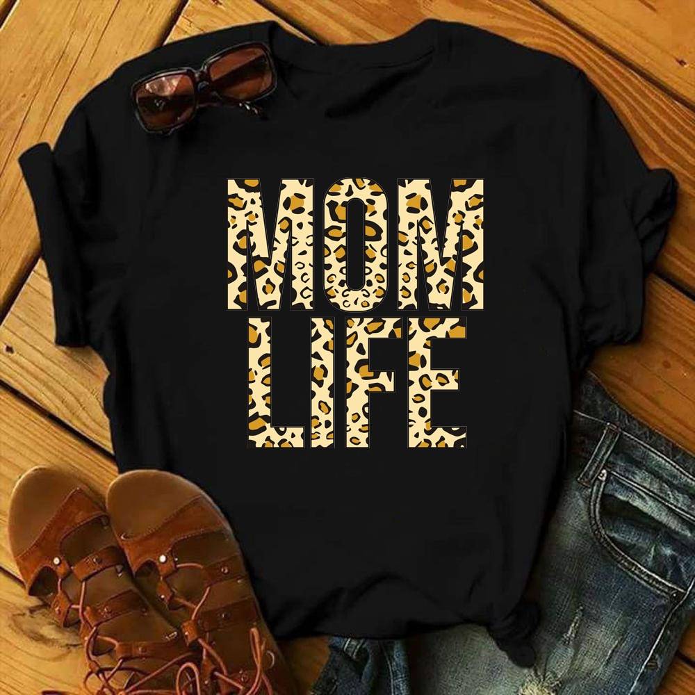 Mom T-Shirts - WTQ3263-Black / S - T-Shirts - Shirts & Tops - 18 - 2024