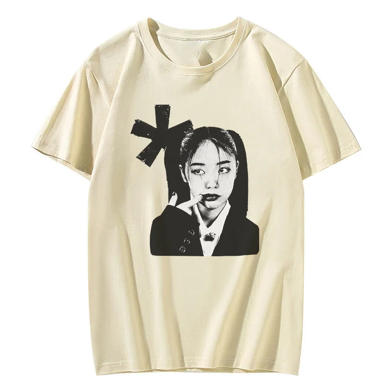 Monochrome Mystique Tee - Khaki / M - T-Shirts - Shirts & Tops - 4 - 2024