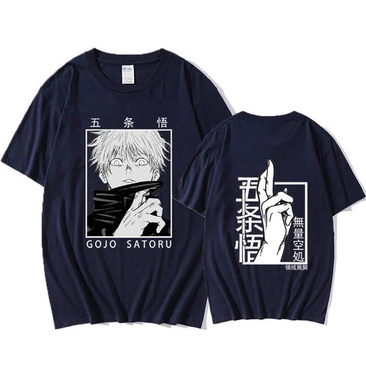 Mystic Gaze Oversized Tee – Anime-Inspired Graphic Streetwear - Dark Blue / 4XL - T-Shirts - Shirts & Tops - 7 - 2024