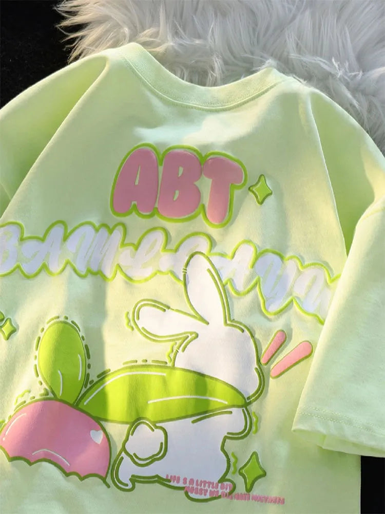 Neon Bounce Bunny Sweatshirt - T-Shirts - Shirts & Tops - 1 - 2024