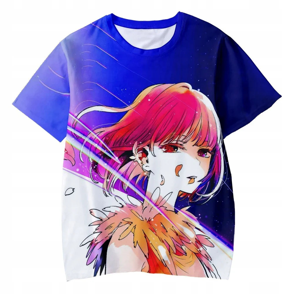 Oshi No Ko Anime 3D Print T-Shirt - Casual Oversized Harajuku Fashion Tee - ETF3D20231711N / S - T-Shirts - Shirts &