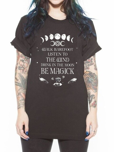 Ouija Board Inspired Tees - Black-Be Magic / M - T-Shirts - Clothing - 14 - 2024