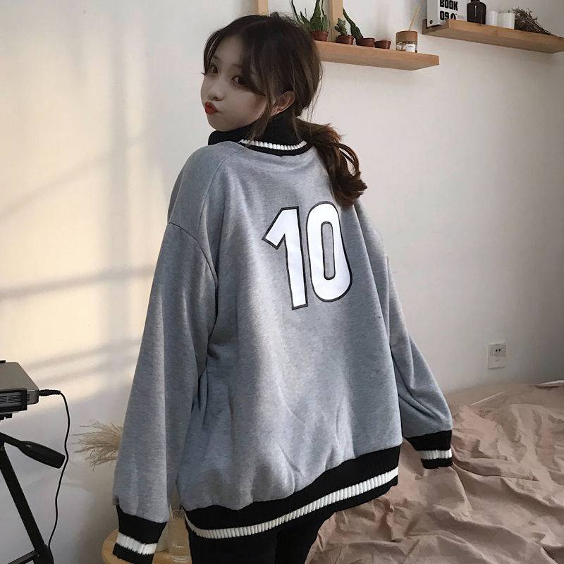 Oversized Korean Style Sweatshirt - T-Shirts - Shirts & Tops - 9 - 2024