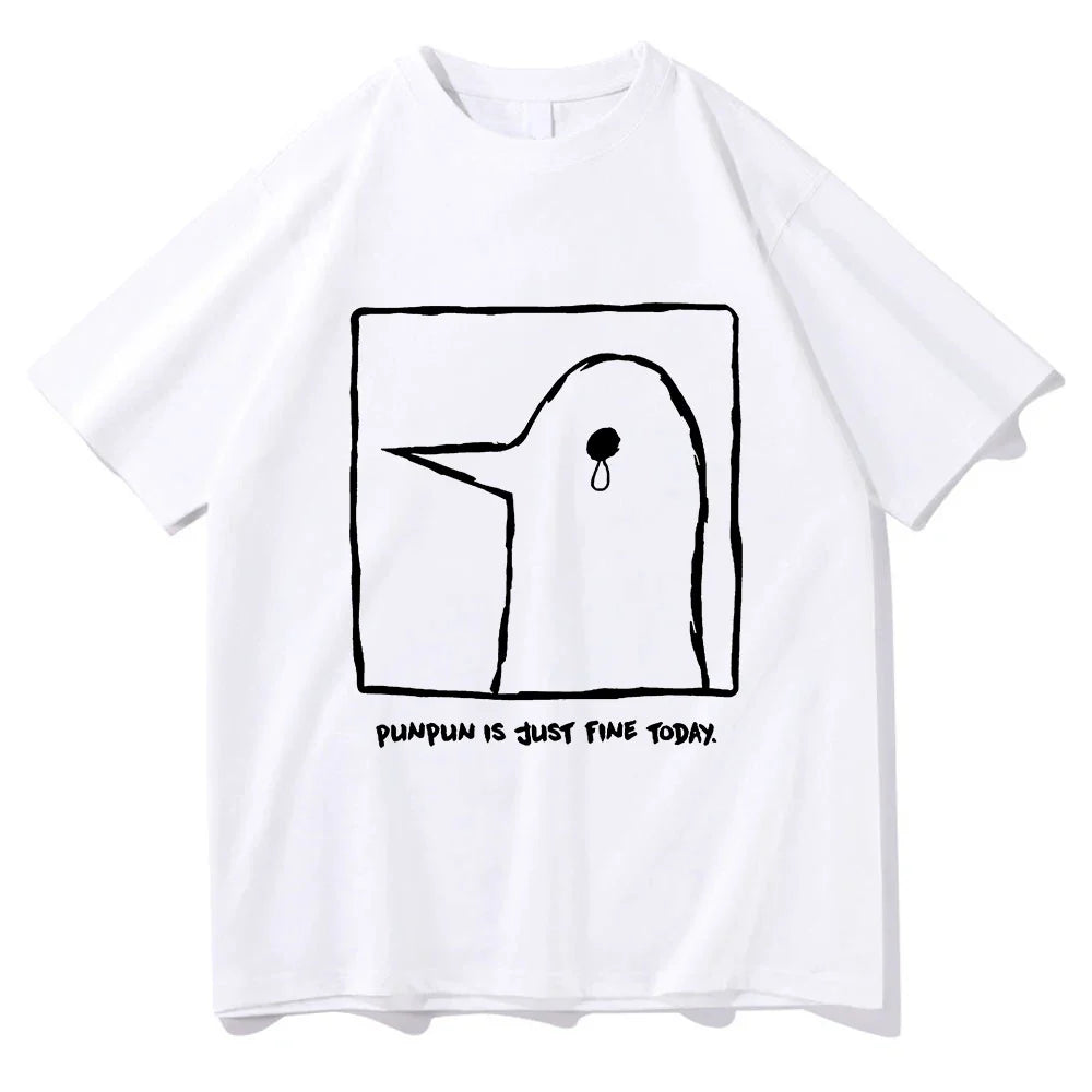 ’Oyasumi Punpun’ T-shirt - Punpun Is Just Fine Today - White / EU Size XS - T-Shirts - Shirts & Tops - 5 - 2024