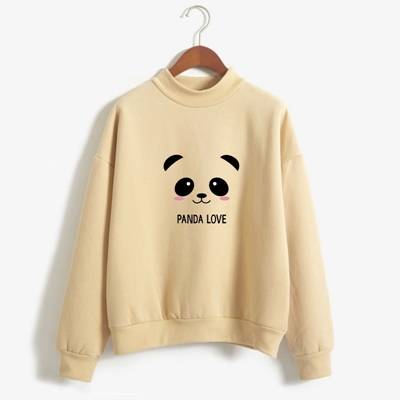 Panda Love Sweatshirt - Khaki / XL - T-Shirts - Shirts & Tops - 9 - 2024