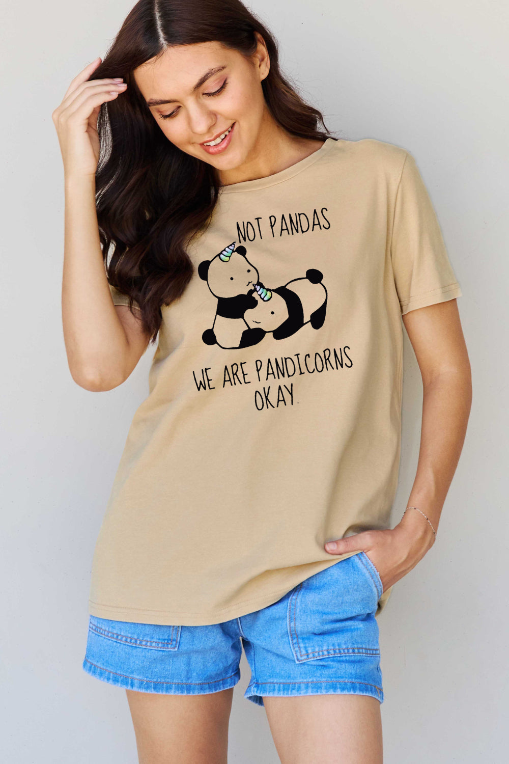 Pandicorn Graphic Cotton T-Shirt - T-Shirts - Shirts & Tops - 2 - 2024