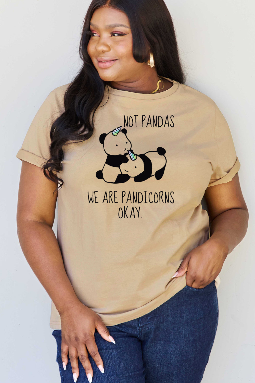 Pandicorn Graphic Cotton T-Shirt - T-Shirts - Shirts & Tops - 4 - 2024