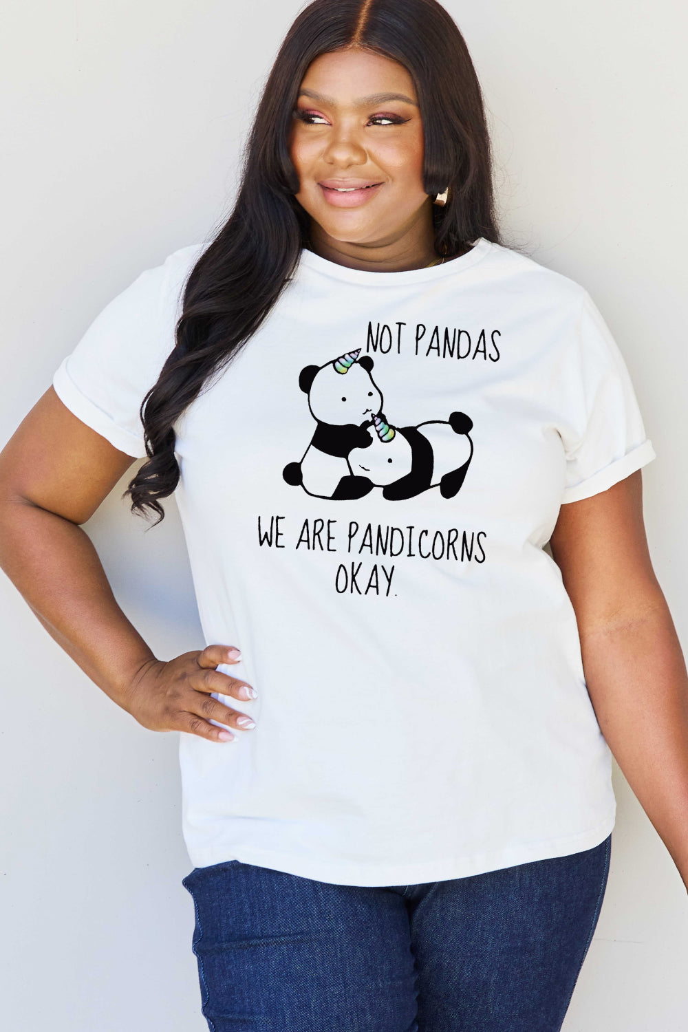 Pandicorn Graphic Cotton T-Shirt - T-Shirts - Shirts & Tops - 13 - 2024