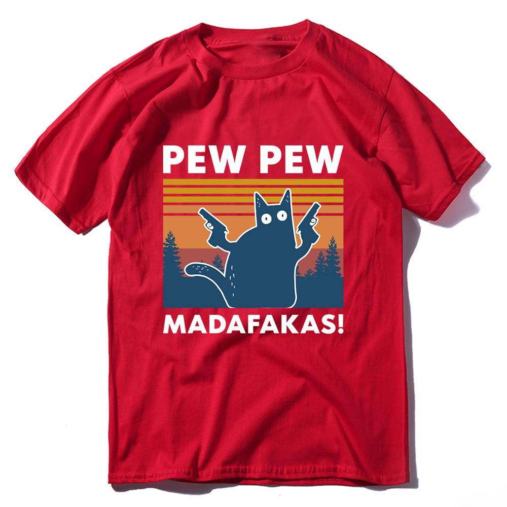 Pew Pew Madafakas T Shirt - Red / XS - T-Shirts - Shirts & Tops - 18 - 2024