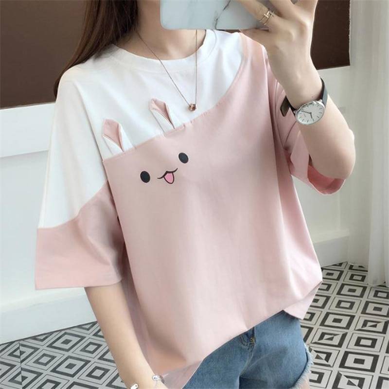 Pocket Bunny Oversized T-Shirt - T-Shirts - Clothing - 1 - 2024