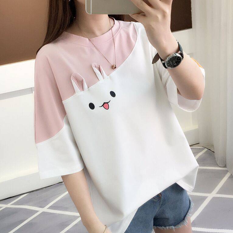 Pocket Bunny Oversized T-Shirt - T-Shirts - Clothing - 9 - 2024