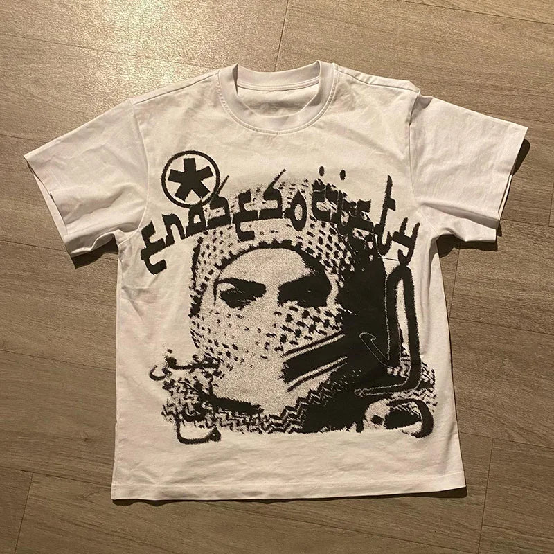 Rebel Icon Tee – Streetwear Statement T-Shirt - White / XL - T-Shirts - Clothing Tops - 1 - 2024