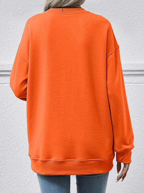Round Neck Long Sleeve Sweatshirt - T-Shirts - Shirts & Tops - 2 - 2024